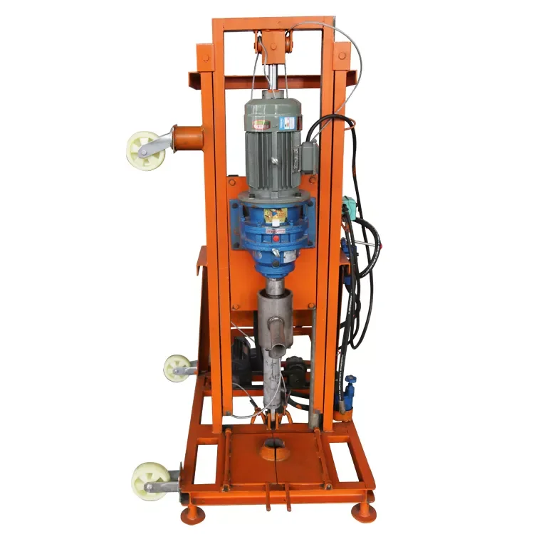 100m 휴대용 3kw 5.5kw 7.5kw 유압식 수중 로터리 천공기 / 전기 시동식 수중 천공기