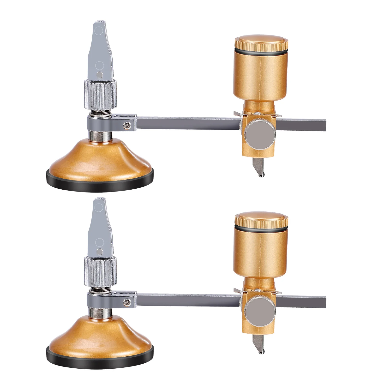 

2Pcs Glass Circle Cutter Adjustable Suction Cup Stable Base for Precise Circle Cutting DIY Glass Tile Ceramic Projects