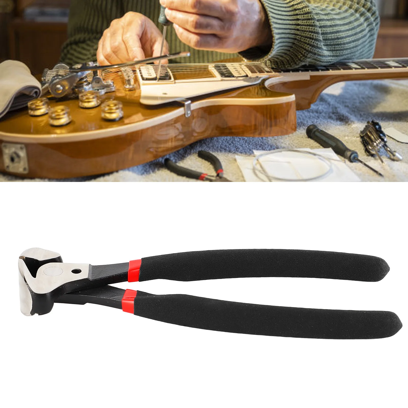 Guitar String Fret Nipper Professional Fret Wire Puller Removal Cutting Plier Cutter Repair Tool