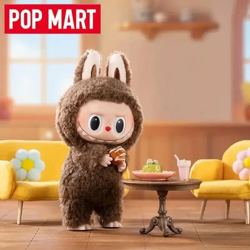 POP MART Labubu The Monsters Exciting Macaron Series Vinyl Face Blind Box Cute Anime Action Figure Toy Doll Surprise Mystery Box