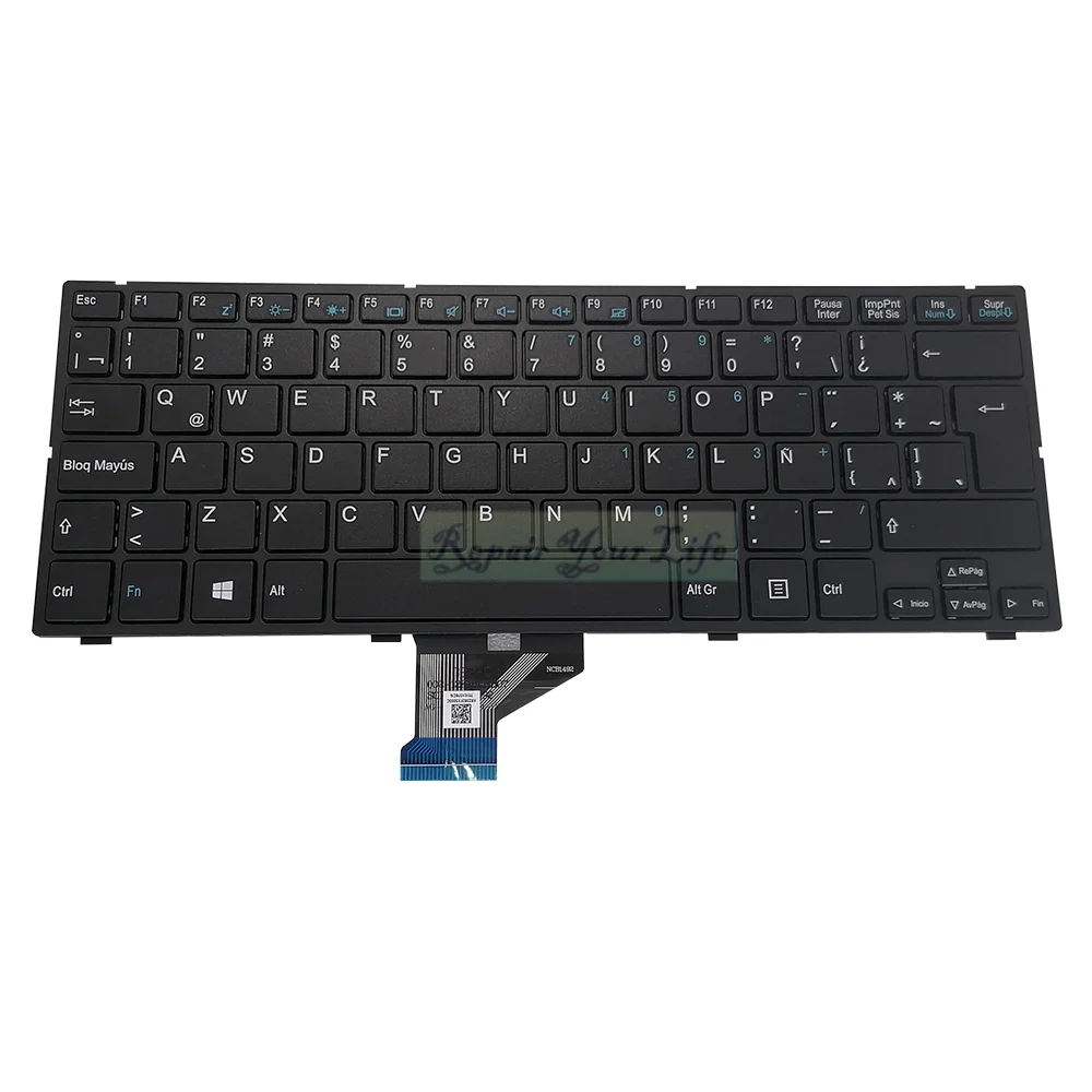 Teclado espanhol latino para Medion, SF20GM6 LA, E11201, E11202, MD61958, SF20PA6W, SF20GM7, 82-382PXB7102, 82-382PXB7101, novo