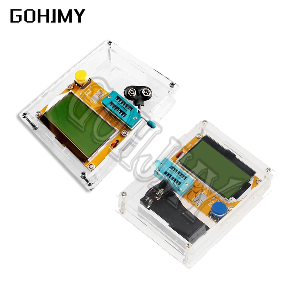 Lcr-t4 miernik parametru ESR Tester próbnik elektroniczny dioda trioda pojemność SCR indukcyjność z przypadku DIY KIT nowy