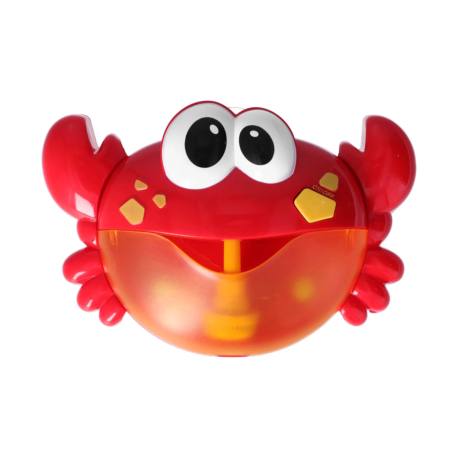 ZK20 Bubble Bath Toddler Cute Red Crab Shape Interesting Musical Baby Bathing Toy for Bathroom Decoration