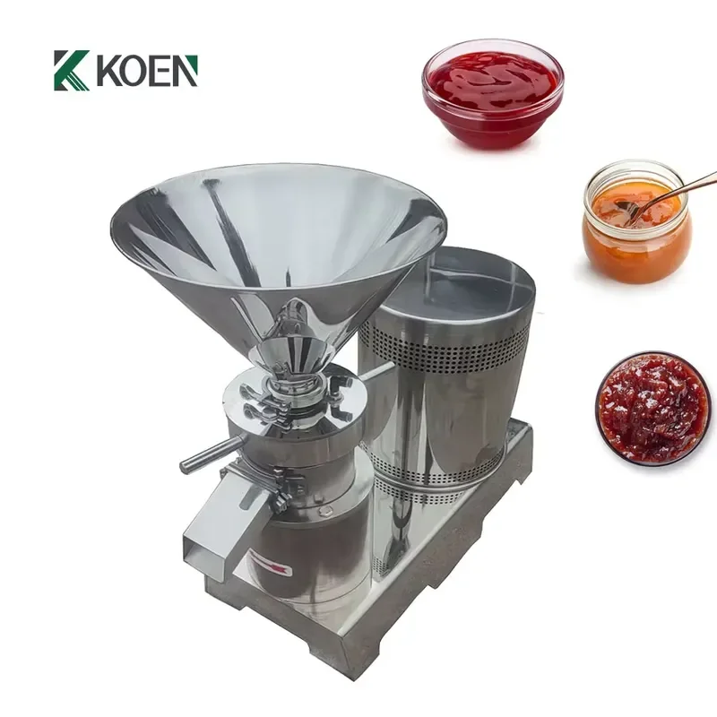 Colloid Mill Stainless Steel Wet Grinding Machine Peanut Butter Processor for Nuts Dairy Fruit Vegetable Sauce Food