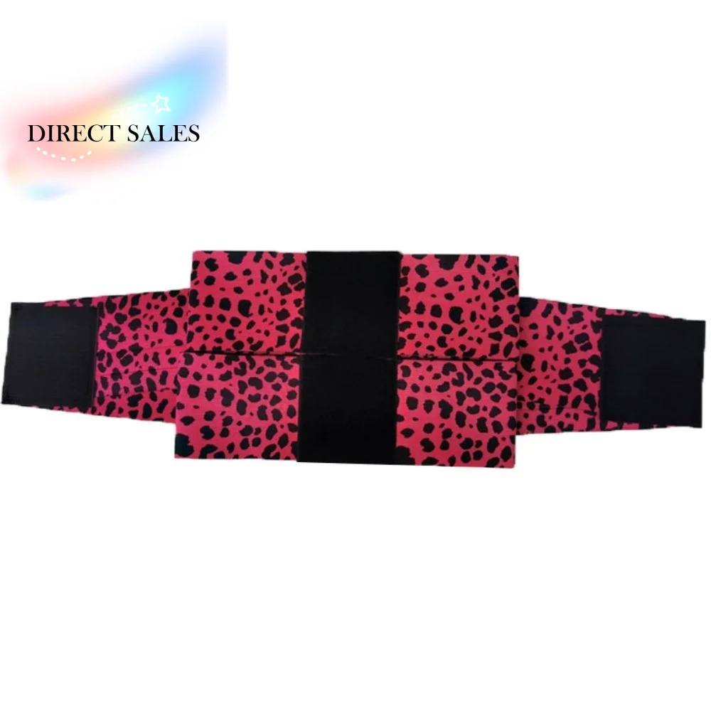

Бесшовный корректирующий пояс-бандаж для женщин после родов с леопардовым принтом, утягивающий живот, для фитнеса