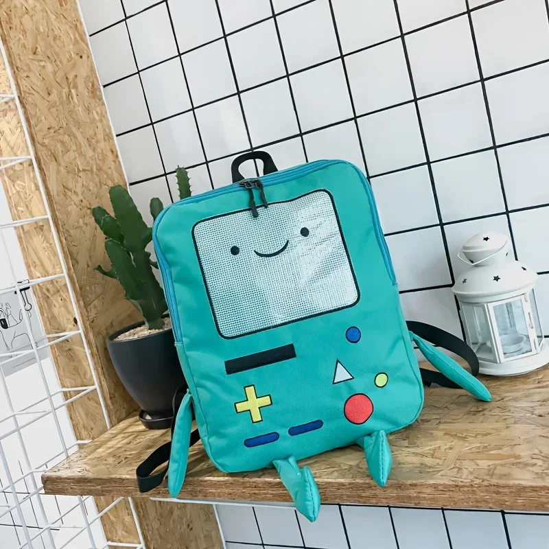 Cute cartoon travel bag, cute adventure time backpack, two-dimensional funny personality three-dimensional student schoolbag