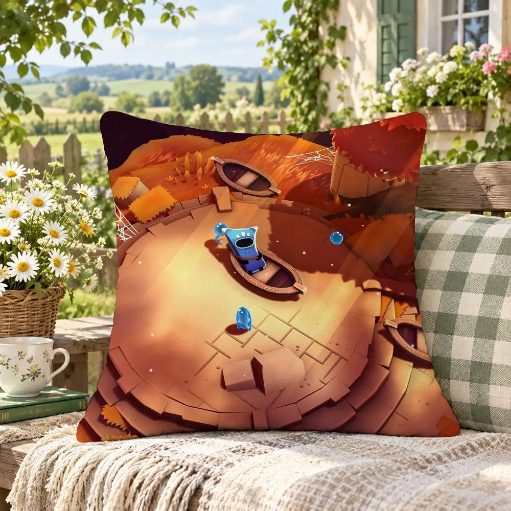 Series TV Drama T-The Last Campfire Cushion Cover Short Plush  throw pillow Anti-Mite Sofa Bedroom Den Car Dorm Decor Gifts