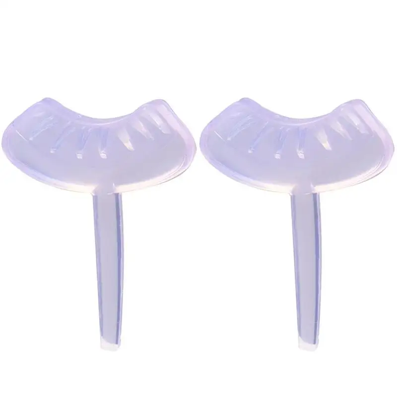 Bottom Lash Stamp Lash Extensions Eyelash Applicator Tool2PCS Portable Eye Makeup Applicators Reusable Lower Lash Extensions For