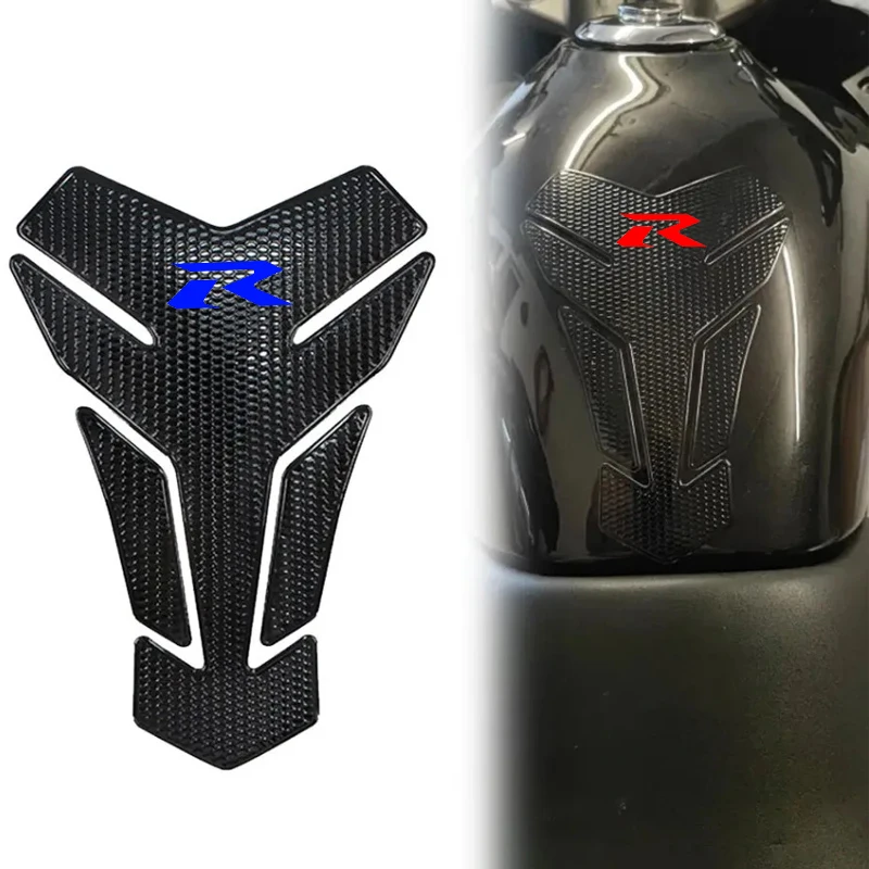 For Suzuki GSX-R GSXR 750 600 1000 1100 GSX1300R Fuel Tank Pad Sticker Gas Oil Grip 3D Motorcycle Carbon Fiber Protector Decal ﻿