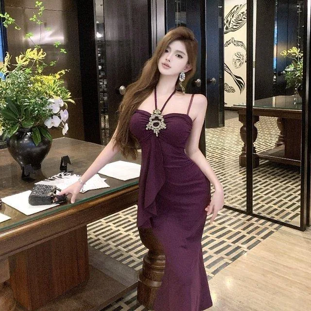 Vestidos sem mangas vestido feminino y2k 2000s primavera chiffon império cintura faixas babado em camadas feminino muito doce adorável romântico