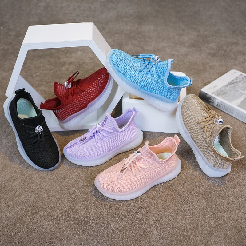 New Kids Fashion Sneakers Children's Sports Casual Shoes Non-slip Breathable Multi-color Boys Girls Student Running Tennis Shoes
