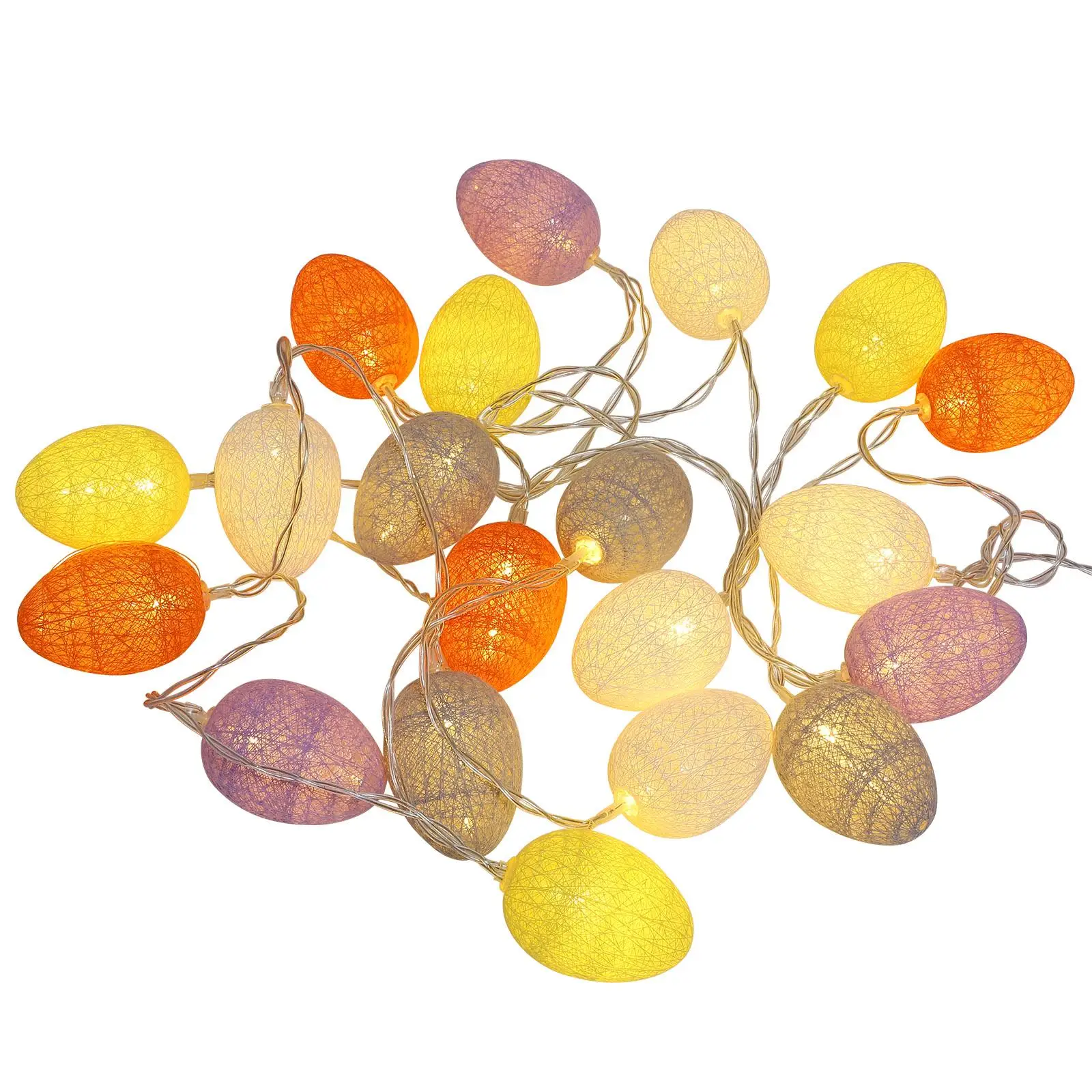 20 Light Decorative String Lights 3.3M Colorful LED Chain for Home Bedroom Dining Table Easter Tree Party Lasting Safe