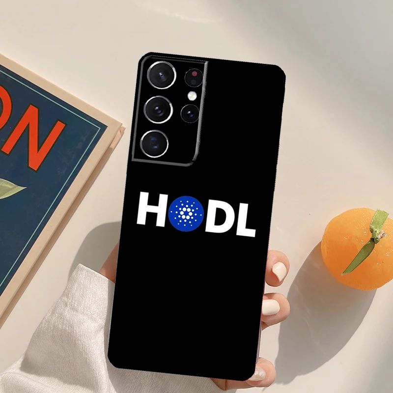Etui na telefon Cardano Coin Ada Cryptocurrency do Samsung Galaxy S24 S25 Ultra S20 S21 S22 S23 Plus S9 S10 S24 FE Back Cover