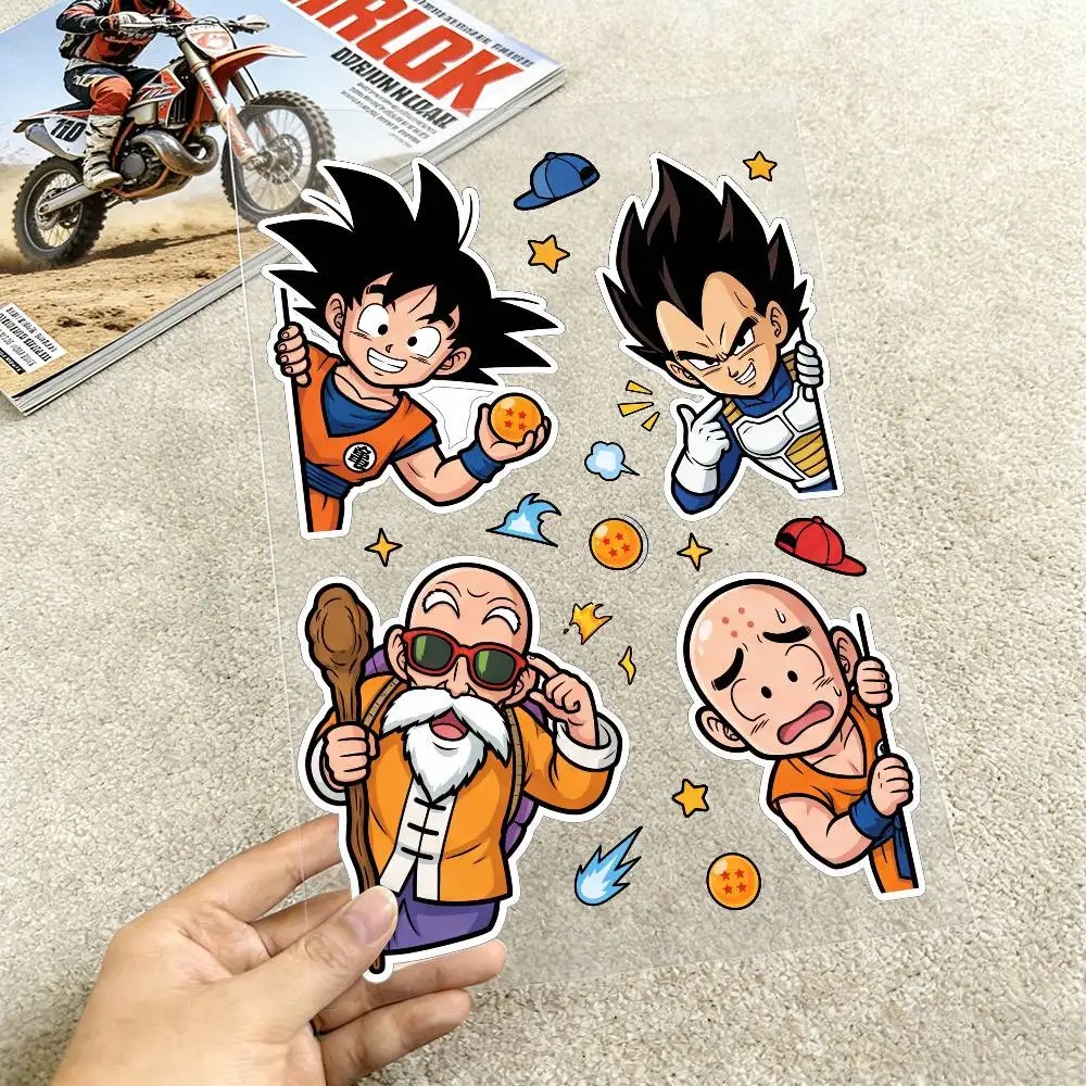 

Водонепроницаемые светоотражающие наклейки DRAGON BALL GOKU для мотоциклов и автомобилей, легко снимаемые