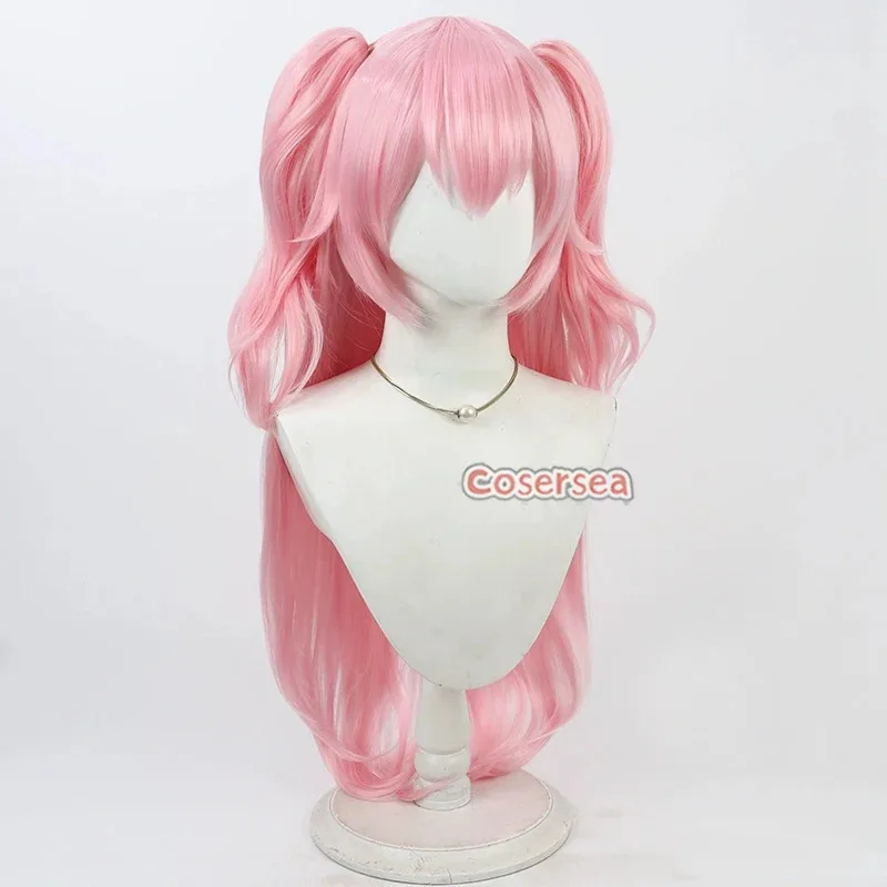 2025年11月 コセルシー プログレス ネイティブ ラブ メアリー コスプレウィッグ ロールプレイ 100cm ロング ウェーブ ピンク ポニーテール コスウィッグ 合成毛 耐熱