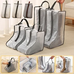 Sac de protection anti-poussière pour chaussures, rangement de botte étanche avec fermeture éclair, pocommuniste de voyage pour chaussures, fournitures d'accessoires pour la maison, 1 pièce, 3 pièces