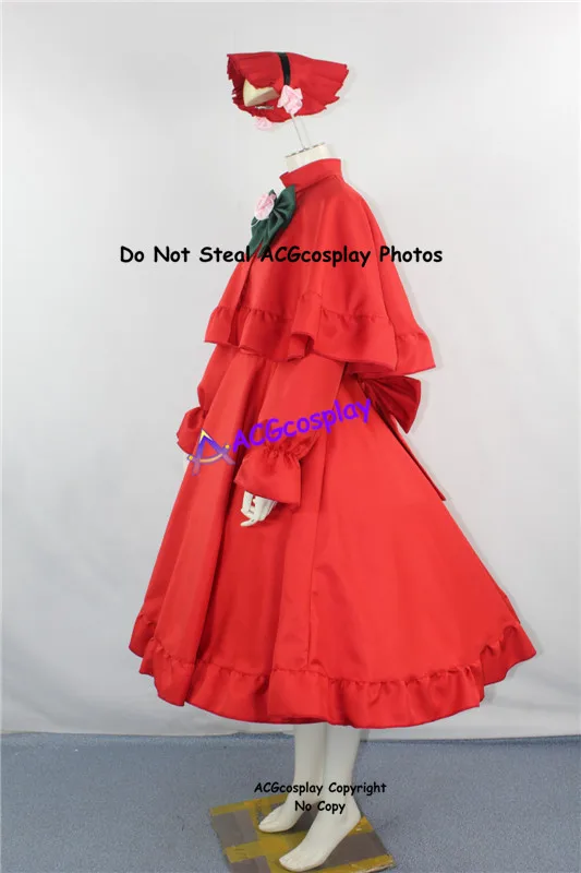 Rozen Maiden Shinku cosplay costume dress acgcosplay include headdress