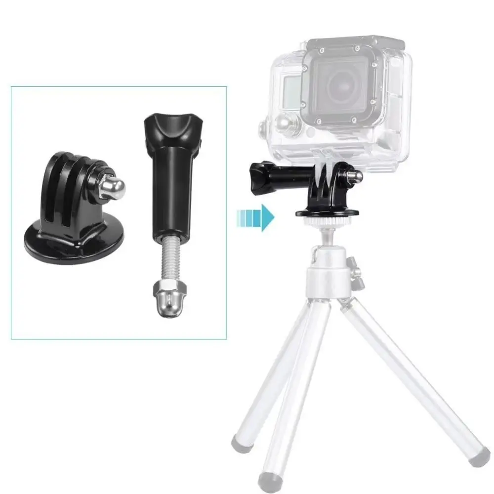 

Aluminum Action camera Selfie Stick Adapter Compatible Durable Adapter Buckle Base Interface for Gopro hero 10 9 8 7 6 5