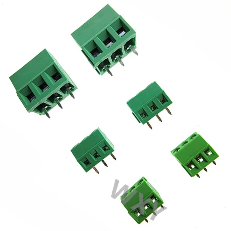 

10Pcs KF128-2Pin 3Pin 2.54mm 3.5mm 3.81mm 5.0mm 7.5mm Spacing Block Splice Terminal Screw Type PCB Screw Terminal