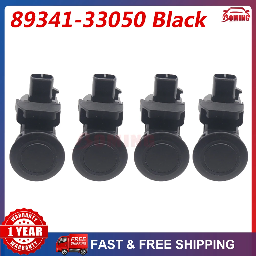 

89341-33050 4PCS Car Bumper PDC Parking Sensor For Toyota FJ Cruiser Celsior Lexus LS430 BYD F3 F6 8934133050 188300-0120 Black