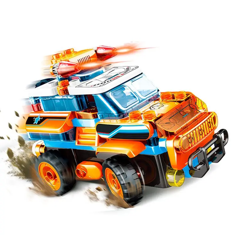

Blokees Large Particles Car Building Block City Super Racing Model Brick Desktop Decoration Children's Toys Birthday Gifts