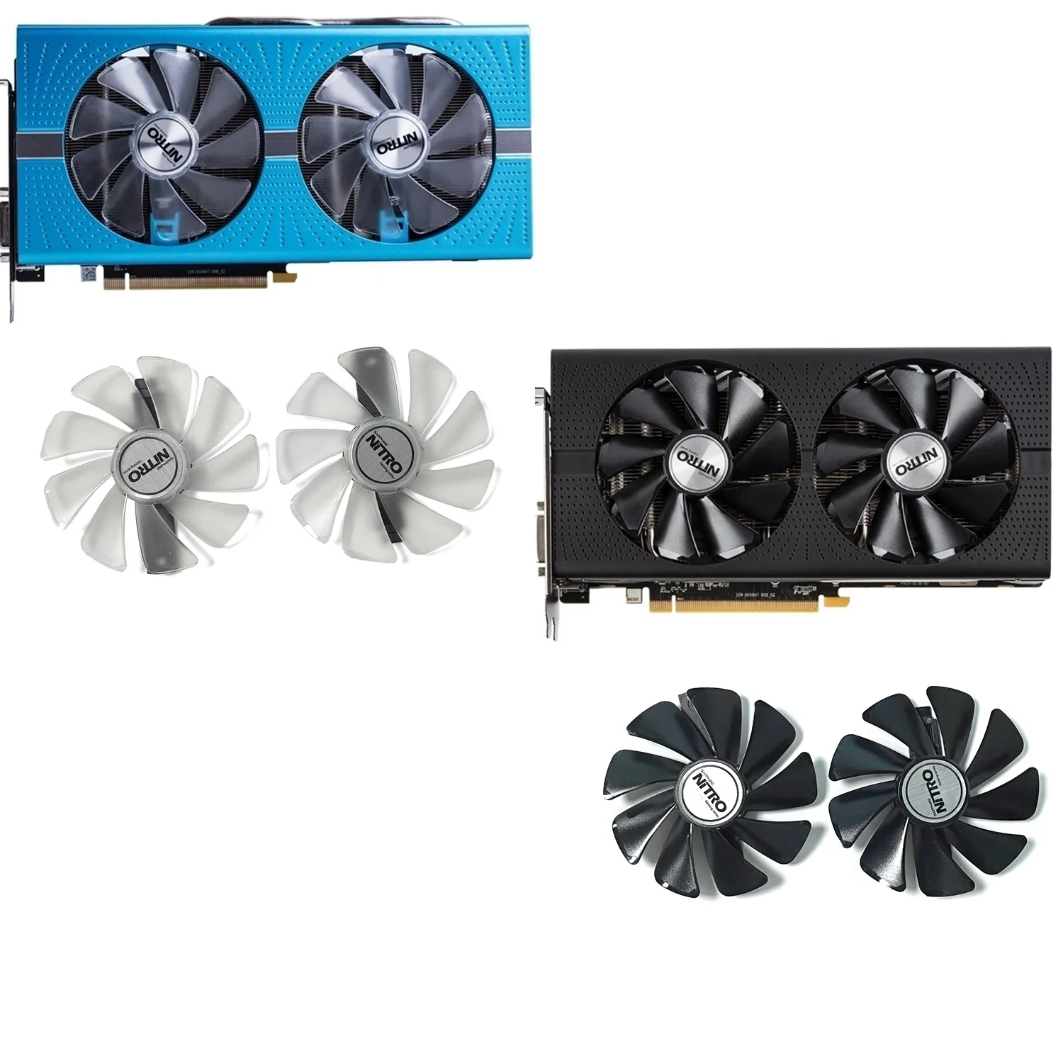2 шт. 95 мм CF1015H12D DC 12 В 0,42 А для Sapphire Radeon RX 470 480 580 570 RX580 RX480 Вентилятор видеокарты RX580 570 Кулер графического процессора 2 шт. 95 мм CF1015H12D DC 12 В 0,42 А для Sapphire Radeon RX 470 480 580 570 RX580 RX480 Вентилятор видеокарты RX580 570 Кулер графического процессора