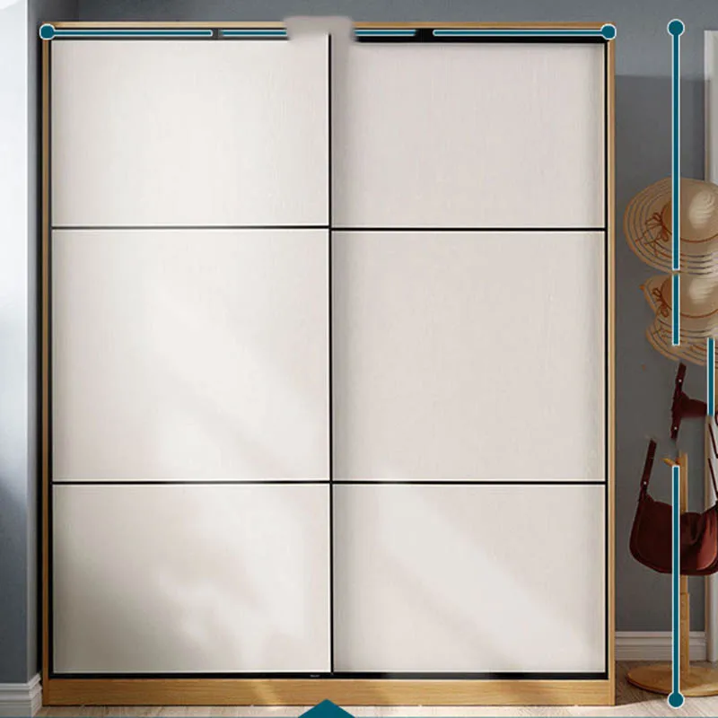 Organizer Luxury Wardrobes White Storage Mobile Dressers Free Shipping Cabinets Simple Apartment Closets Abiertos Home Furniture