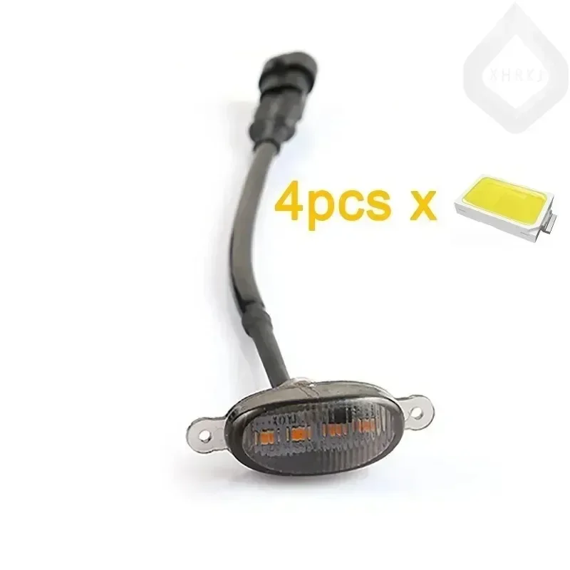 

Amber White 4LED Eagle Eye Front Grille Lamp For Off-Road SUV Trunk Universal Fit Ford Toyota Car Lights New