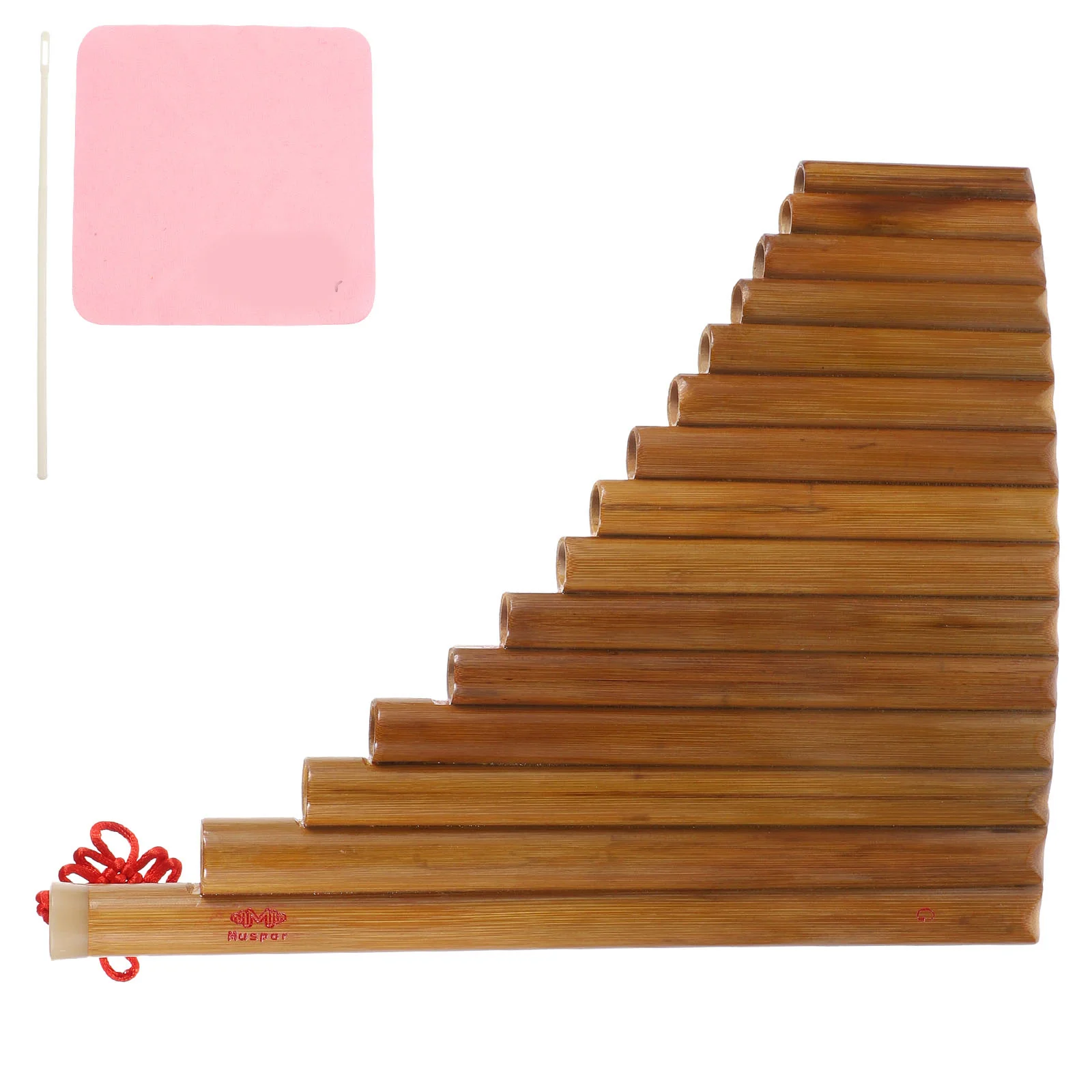 

1Pcs 15 Pan Flute Wind Instrument Brown Carving Random Durable Safe Long Time Use Perfect for Students Chinese Pan Flute