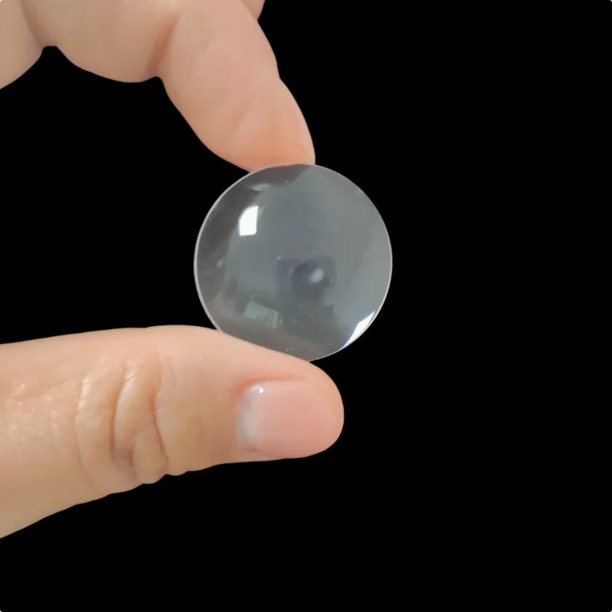 25.4mm Diameter UV Quartz Glass Plano Convex Lens Focal Length Optical System Imaging Scientific Optical Applications