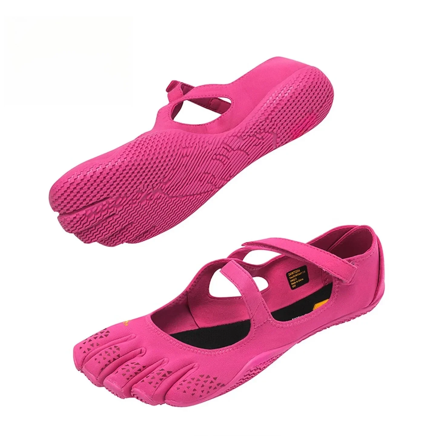 Pure Original Fivefinger Fitness Shoes for Pilates,Dance and Gym, Yoga,  Training Shoes with PVC Soles/Cushioning Pads