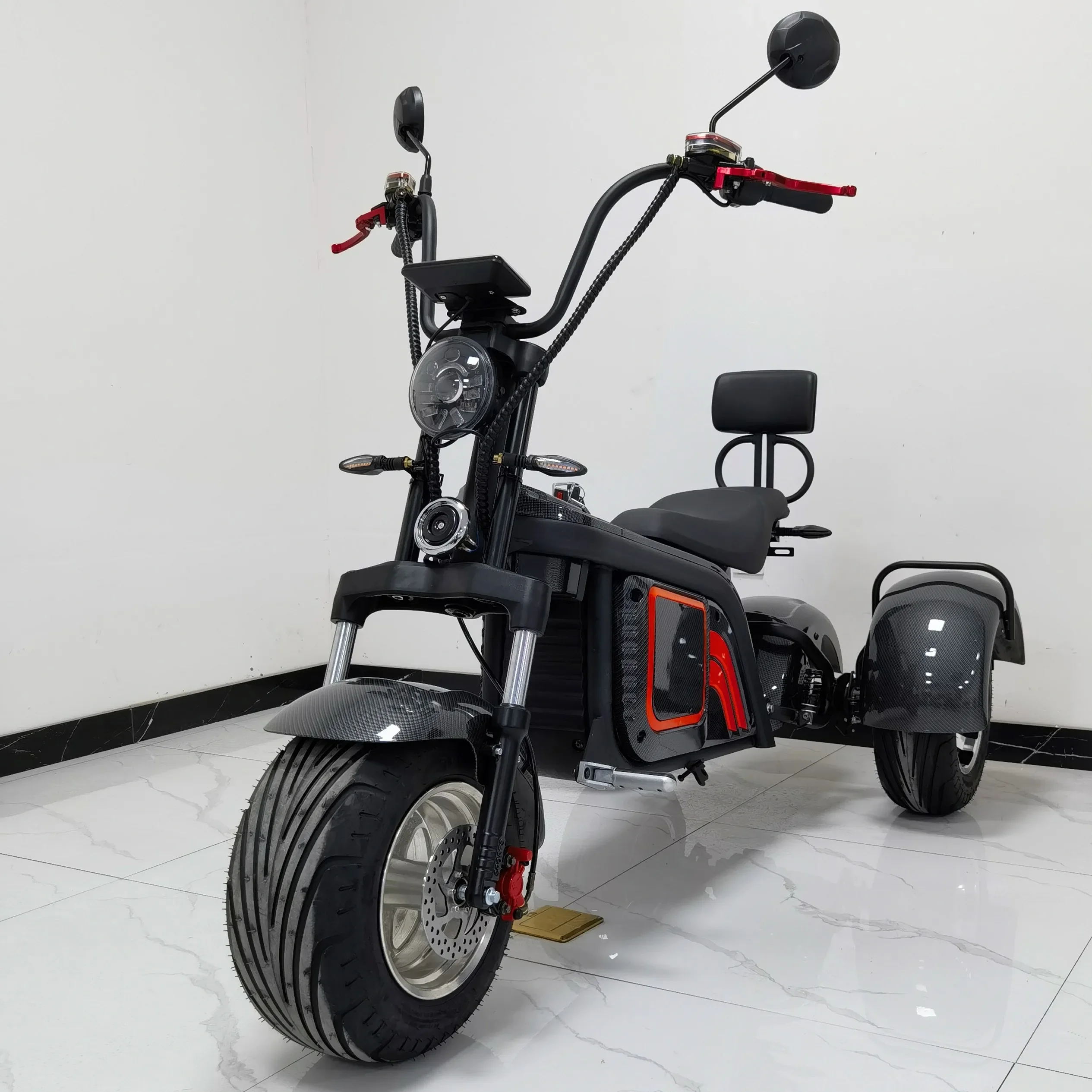 New Design 3 Wheel Electric Bike Cheap Electric Tricycle 12 Inch 60V 1500W 1500W 1500 750W Motor Electric Bike
