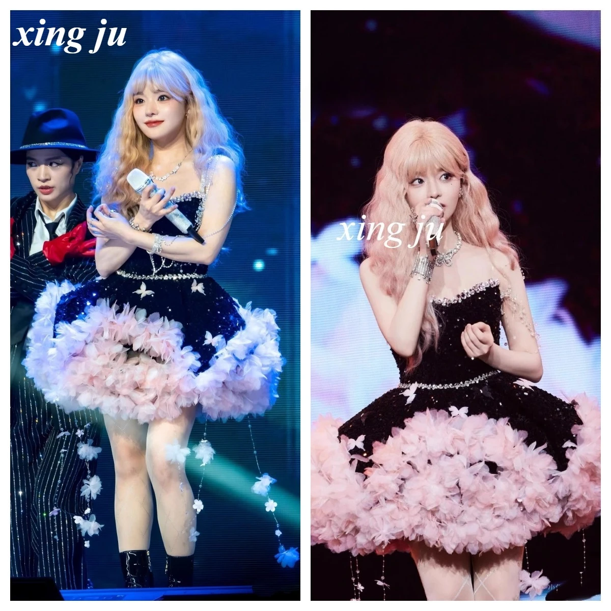 

Kpop Korean Singer Jazz Dance Costumes Nightclub Women DJ Sexy Black Rhinestone Sequins Sling Dress Stage Performance Clothing