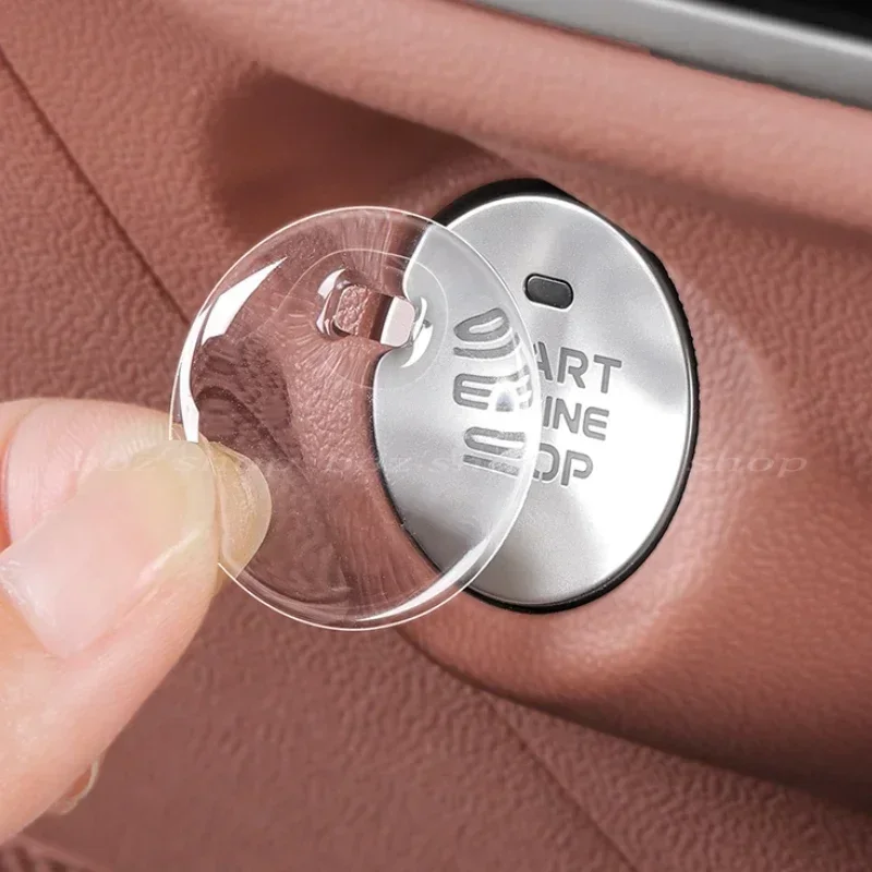 For Changan UNI-Z One-click Start Button Protective Sticker Epoxy Transparent Button Protective Cover Interior Special Product