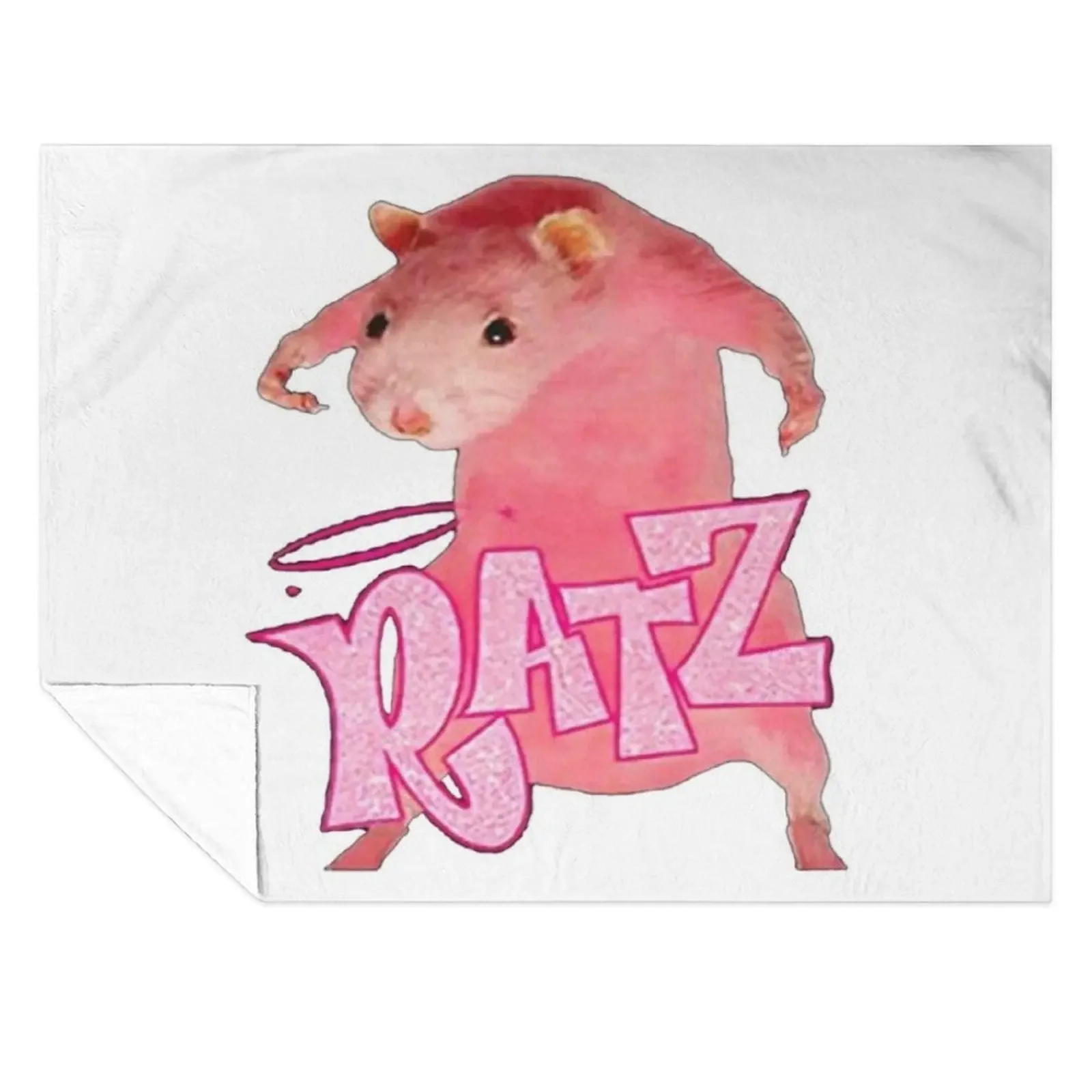 

Ratz Pink Meme Classic Throw Blanket Camping Bed covers Soft Luxury Thicken Blankets