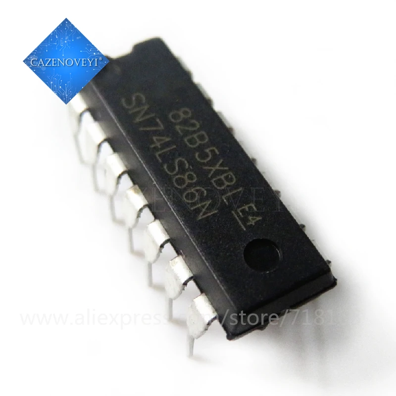 10pcs/lot HD74LS86P SN74LS86N HD74LS86 74LS86 DIP-14 In Stock