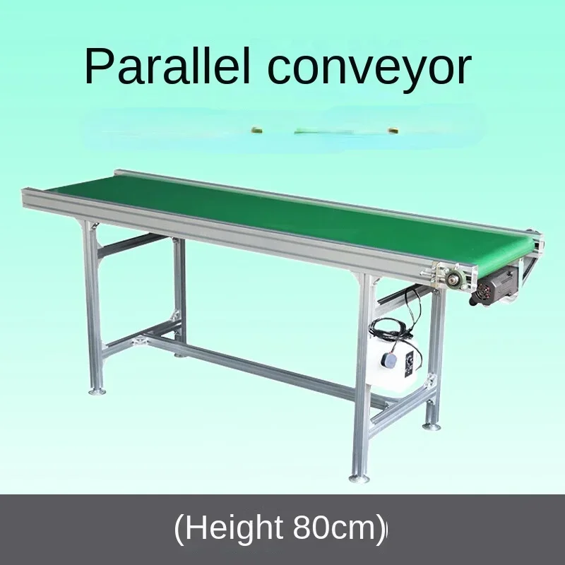 Conveyor belt synchronous assembly line belt turning machine chain plate roller climbing conveyor belt small