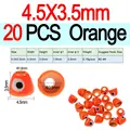 4.5X3.5mm Orange