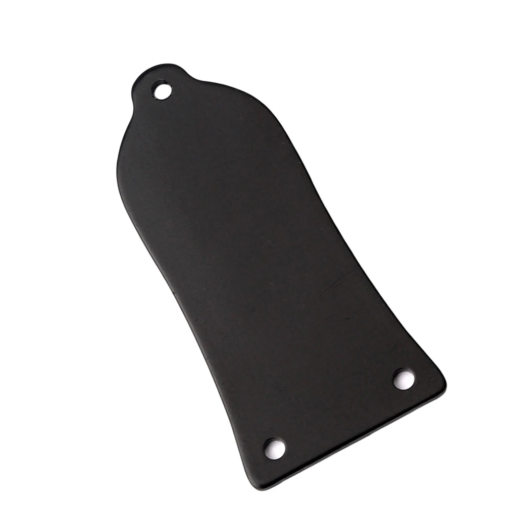 

1pcs Black Iron Core Cover Truss Rod Guitar Electric Metal 3 Holes Component Bass Durable Long Lasting Guitar Parts Accessories