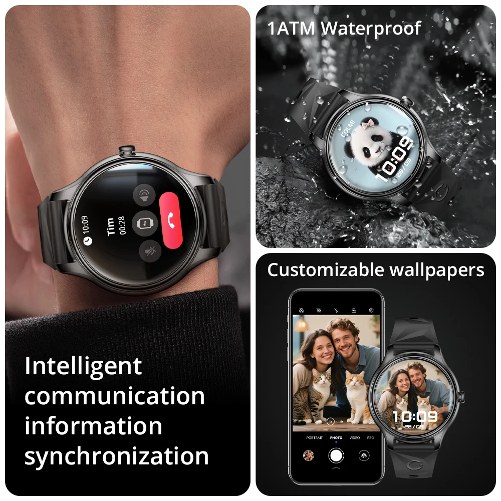 2025 COLMI L28 Air Smartwatch 7.9mm Ultra-thin Body, 1.32 inch AMOLED Display, Women's Health Management, Exquisite Smart Watch - Image 5