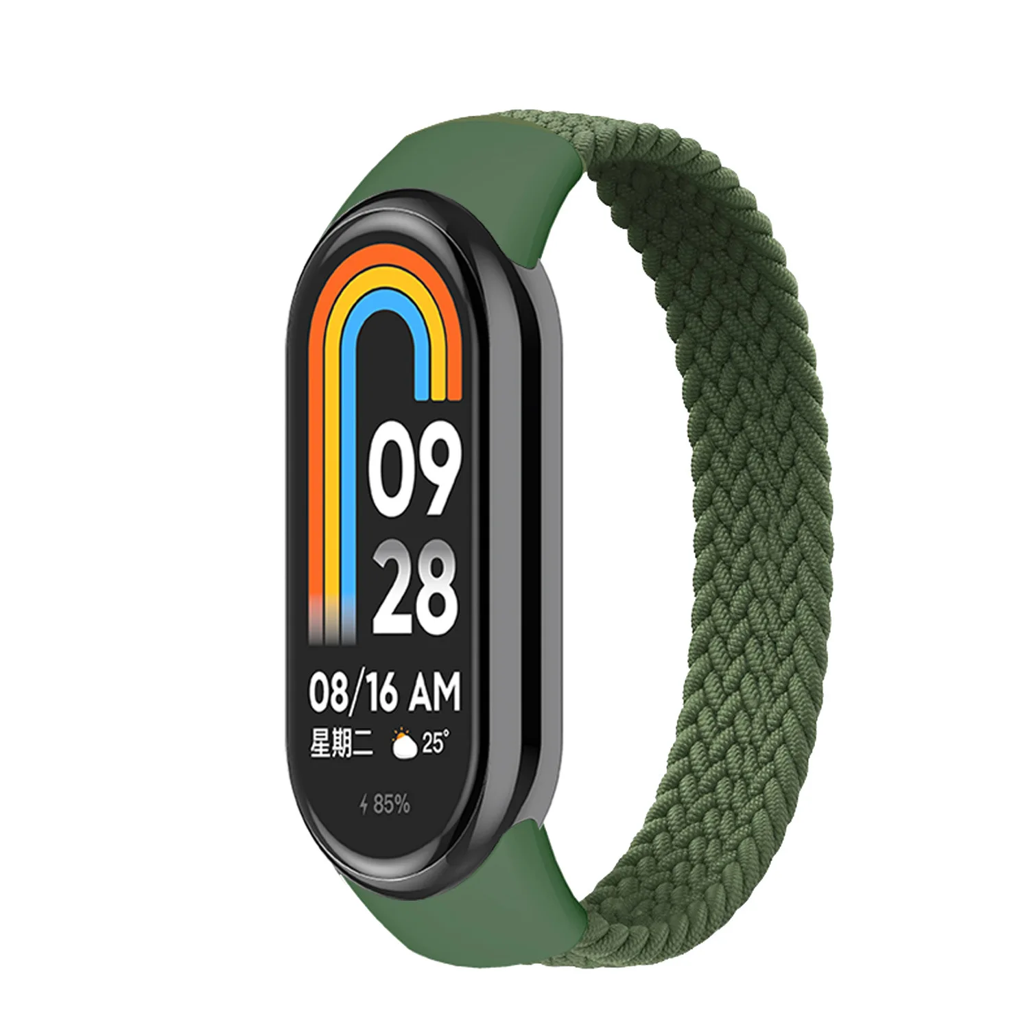 Pasek do Mi band 7 8 6 5 Nylonowa pleciona bransoletka Solo Loop pulseira Miband4 Miband5 Miband6 Opaska na rękę xiaomi Mi band 4 3 5 6 7 8