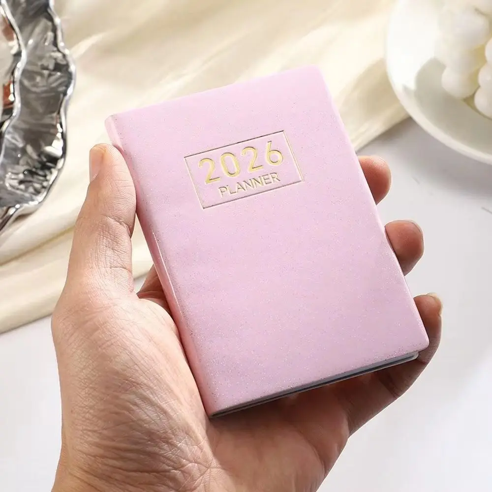 

New Thick A7 Mini Notebook Calendar Square Weekly Planner Notepad To Do List School Office Portable Pocket Memo Diary