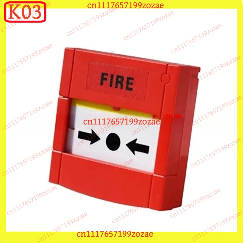 K03 Green Emergency Door Release Call Point Fire Alarm Manual Resettable Weatherproof Break Glass Button Safety Switch