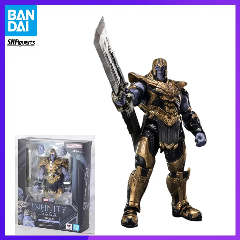 

In Stock Bandai S.H.Figuarts Avengers: Endgame Thanos Original Anime Figure Model Toys Boys Action Figures Collection Doll PVC