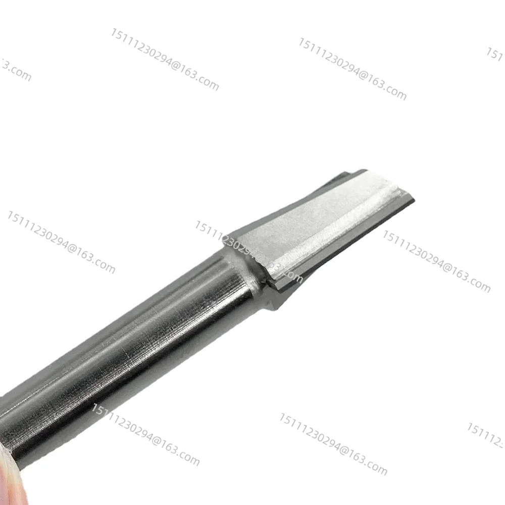 PCD/CNC Router Bit 2 Flutes 12mm 1/2 Shank Diamond Straight Bottom Cutter T Groove for CNC Engraving End Milling