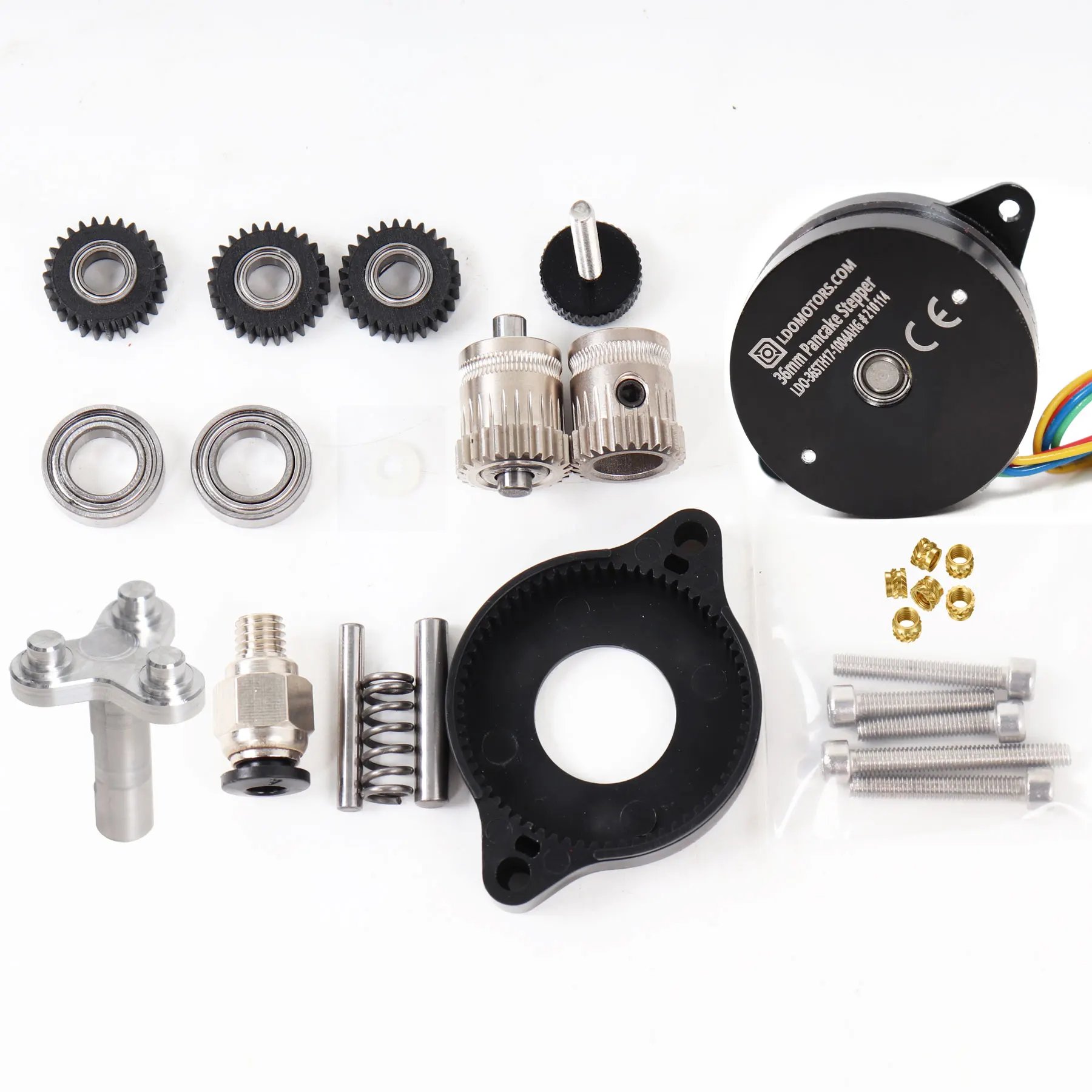 Blurolls Voron 2.4 Trident Galileo Extruder Kit with LDO Moons Motor Shaft Hardened Derlin Gears For V2.4 3D Printer VZBOT BLV