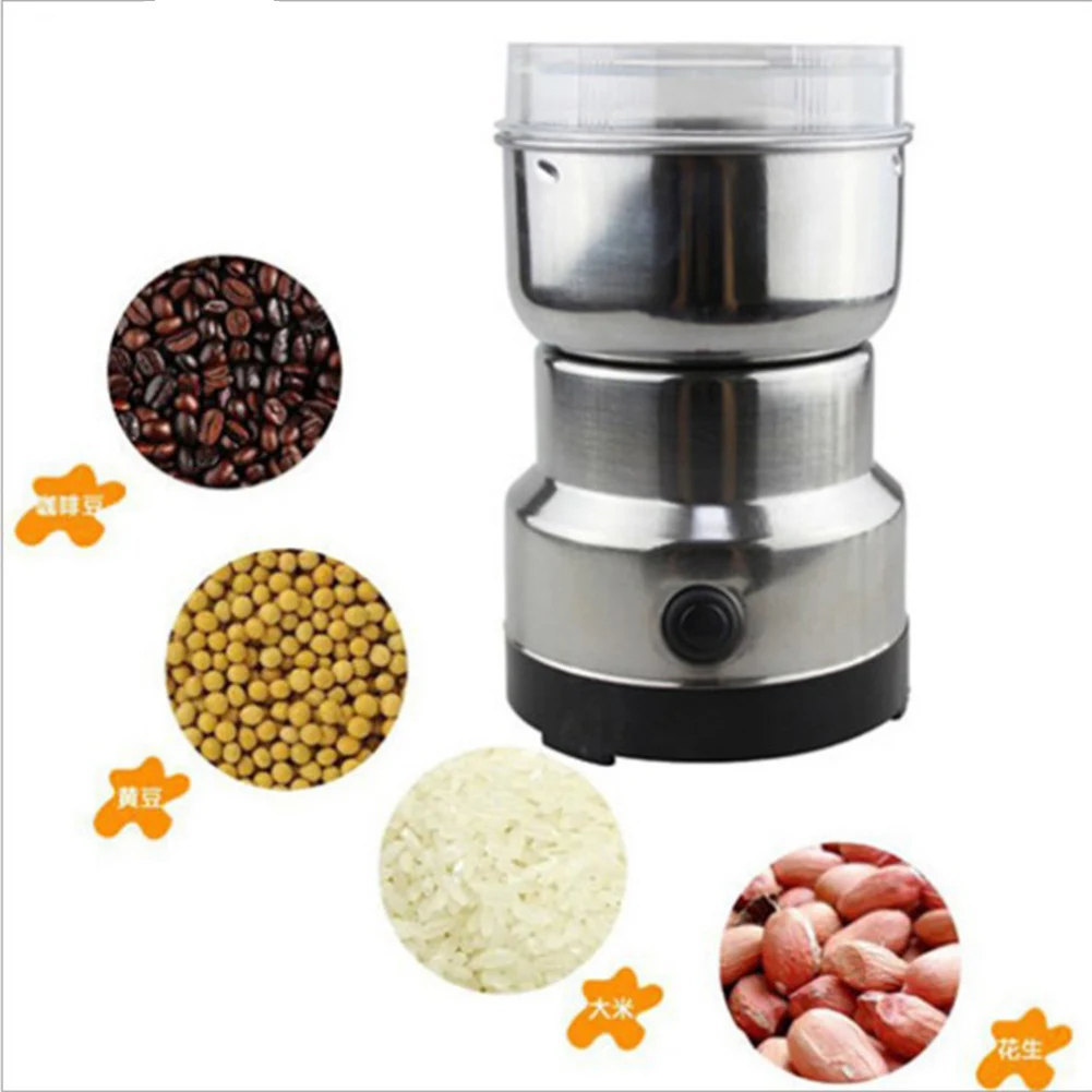 

Electric Home Grinder Ultra Fine Grinding For Home Use In Grinding Dry Materials 10.5*10.5*18CM Stainless Steel Kitchen Tools