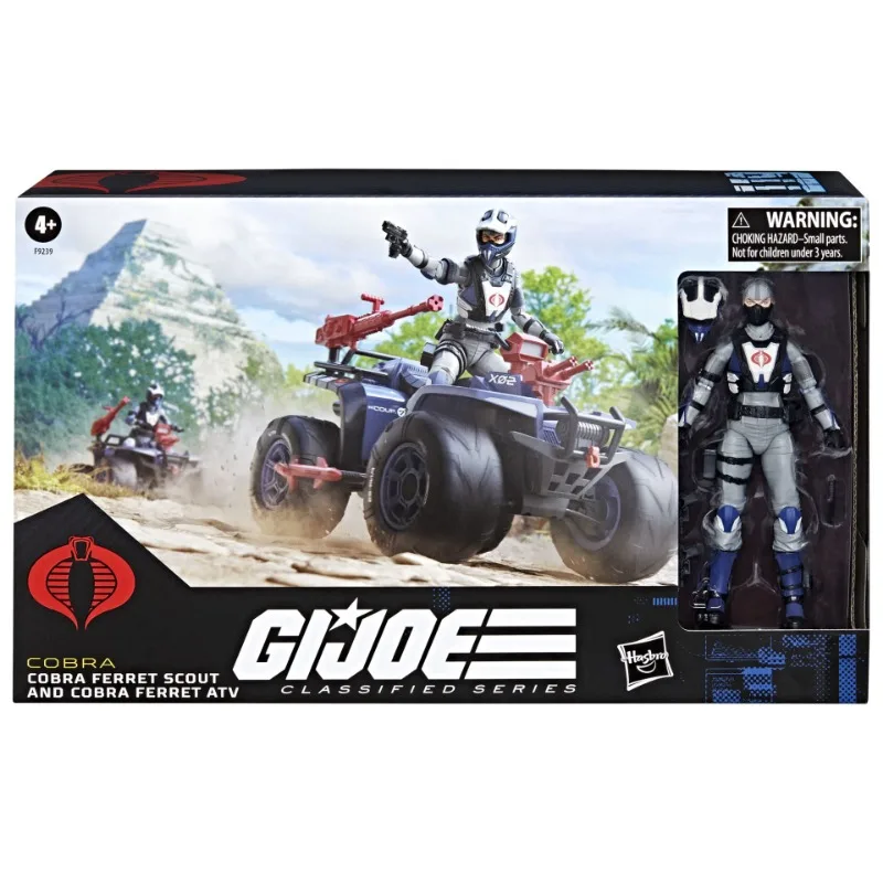 Hasbro G.I. Joe Classified Series: #119, Cobra Ferret Scout & Cobra Ferret ATV New in Stock Action Figures