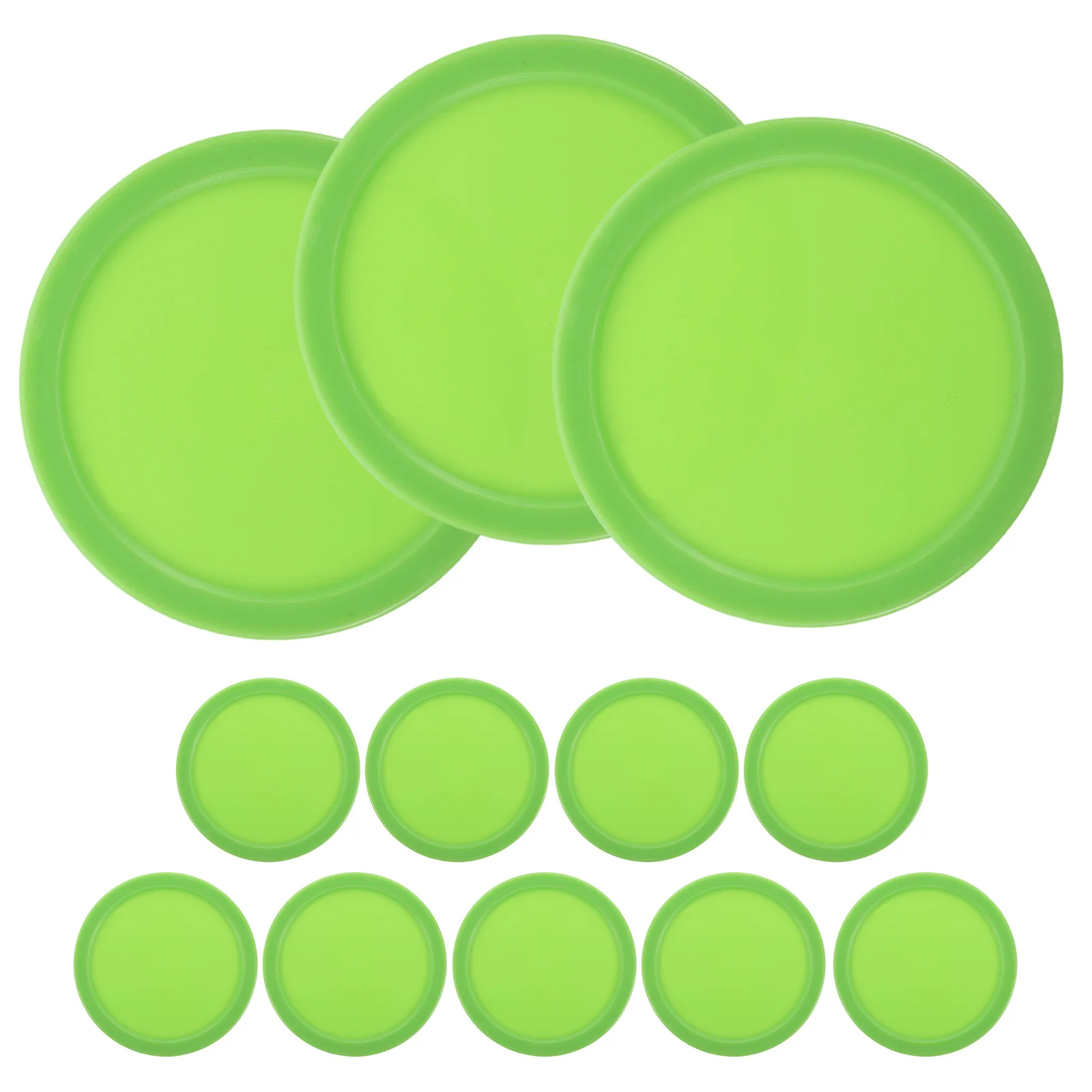 

12pcs Hockey Table Accessories Durable Plastic Air Paddles Game Set Replacement Mini Entertainment