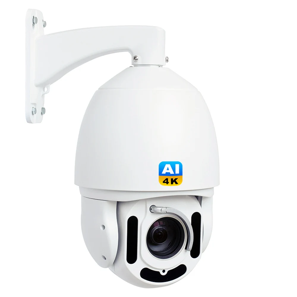

18X 20X 40X 45X 30fps 60fps PTZ-камера 3MP 5MP 8MP 4K 30X Автоматическое отслеживание IP POE 3MP AI Smart Face Recognition UNV Wiper Camera